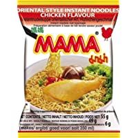 Los mejores  - Mama Instant Pasta- pollo- 24 unidades) (24 x 55 g)